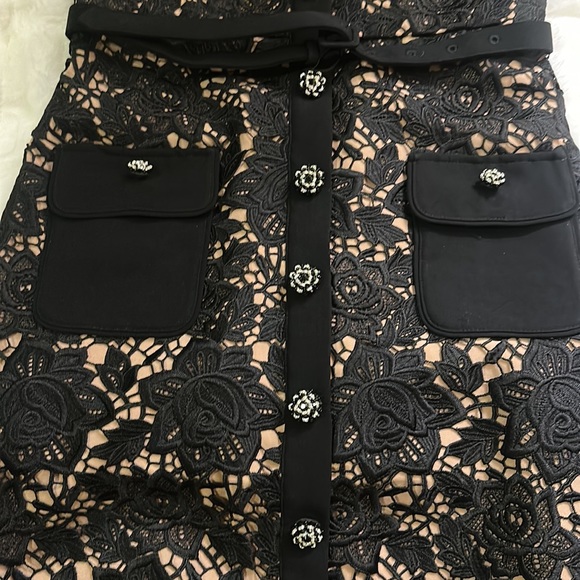 ‼️SALE‼️Self Portrait Black Lace Dress - Picture 4 of 6